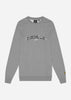 Lyle & Scott Truien  Established 1874 graphic crew neck sweatshirt - mid grey marl 