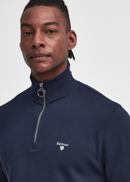 Barbour Truien  Beckhill half zip sweatshirt - navy 