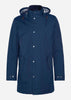 Barbour Jassen  Chelsea waterproof mac - navy blue granite tartan 