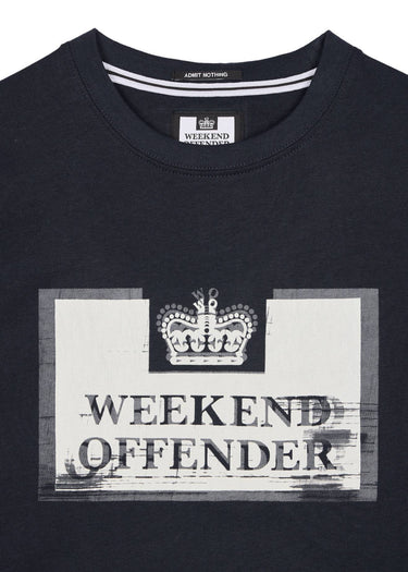 Weekend Offender T-shirts  Bonpensiero - navy 