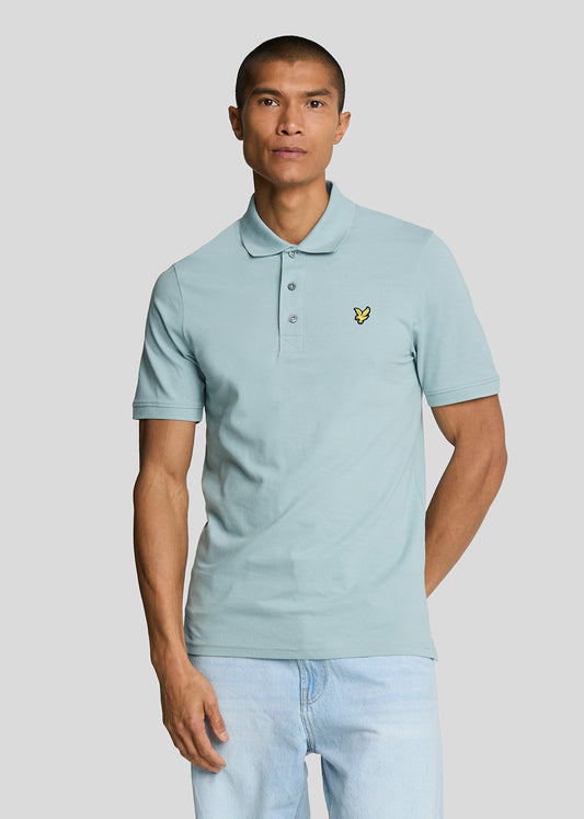 Lyle & Scott Polo's  Plain polo shirt - blue smoke 