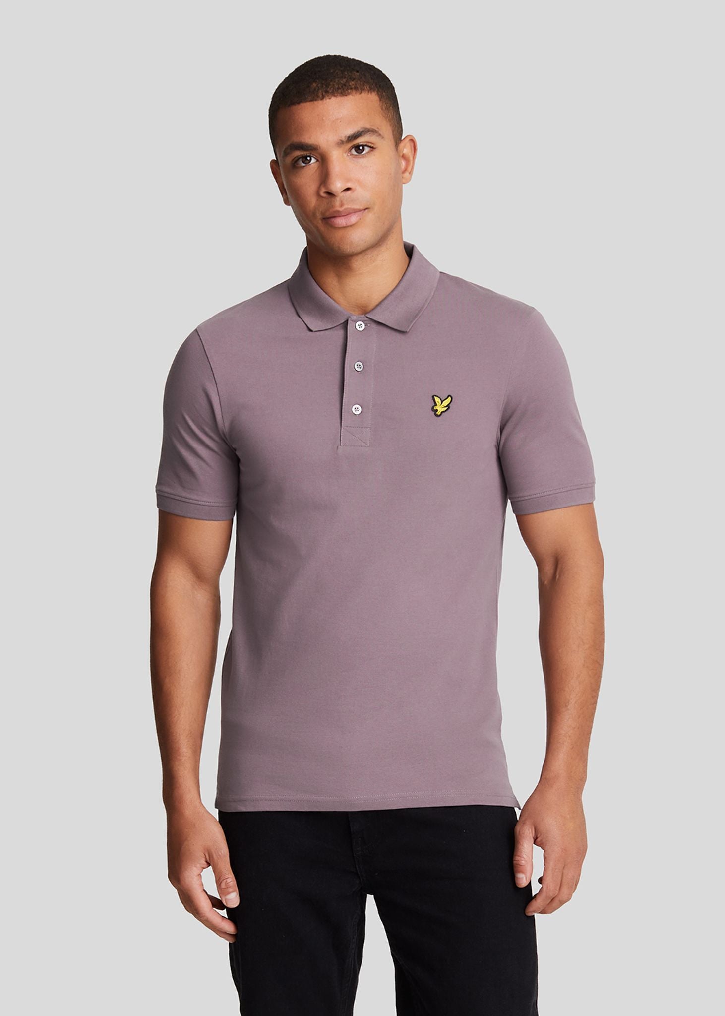 Lyle & Scott Polo's  Plain polo shirt - highland mauve 