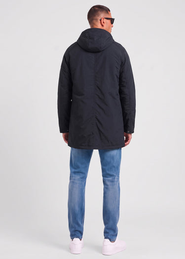 Marshall Artist Jassen Kingston hooded trench jacket - black