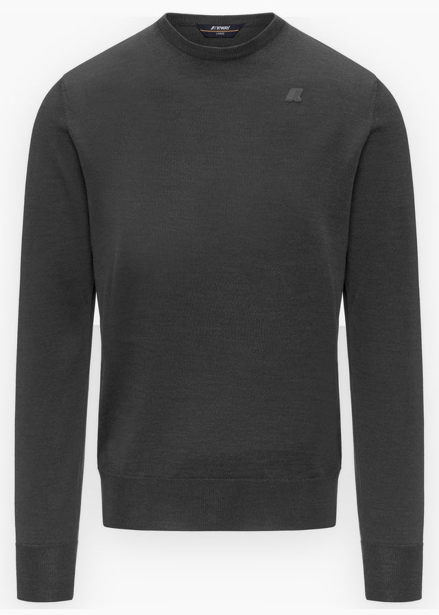 K-Way Pullover Sebastien merino - grey md mel