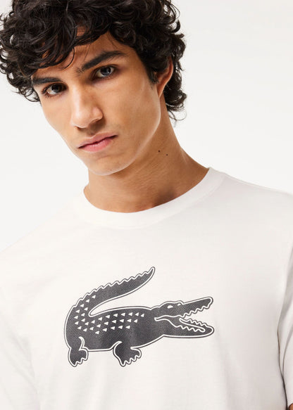 Lacoste T-shirts  Printed t-shirt - white black 