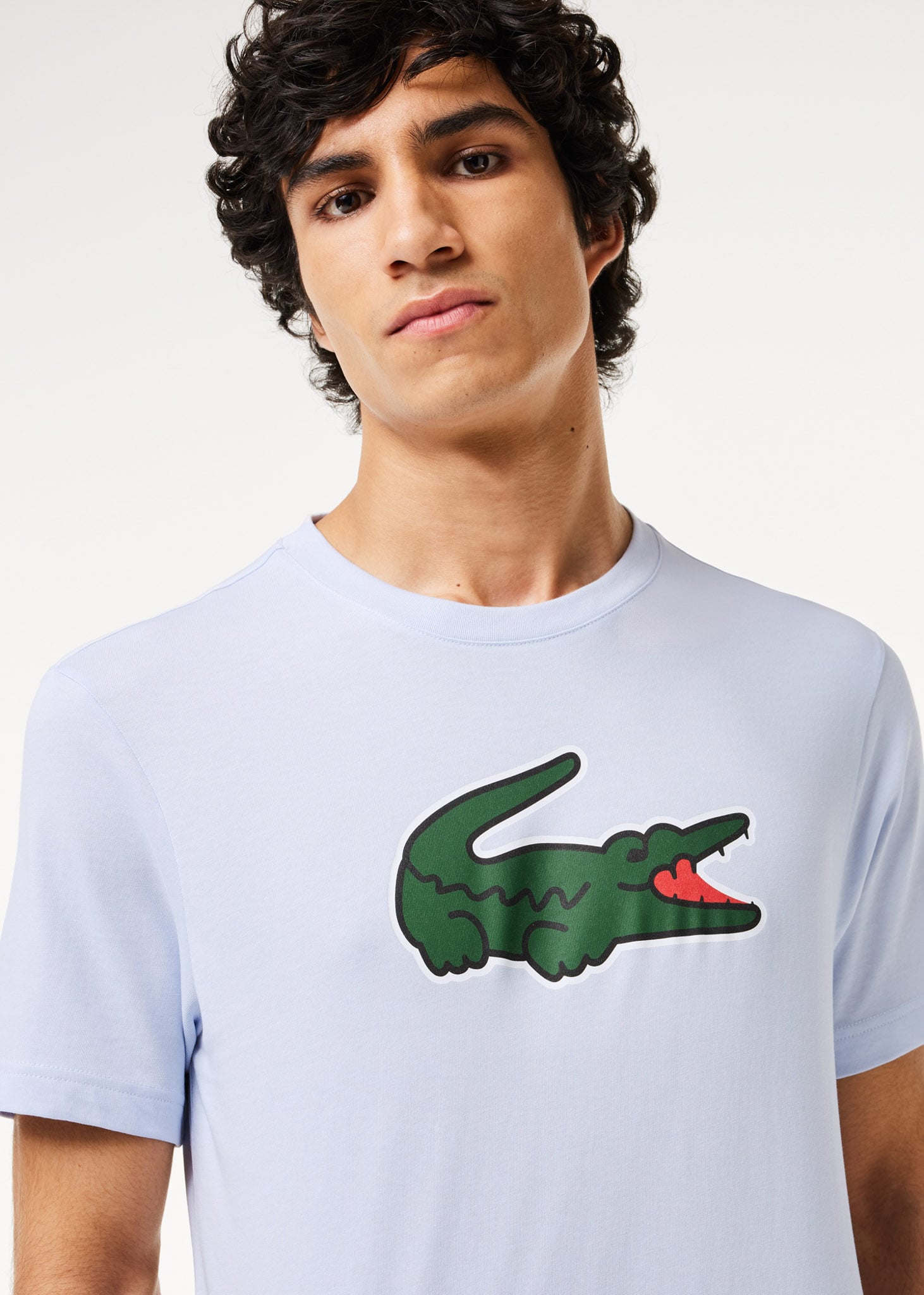 Lacoste T-shirts  Tee logo - phoenix blue green white 