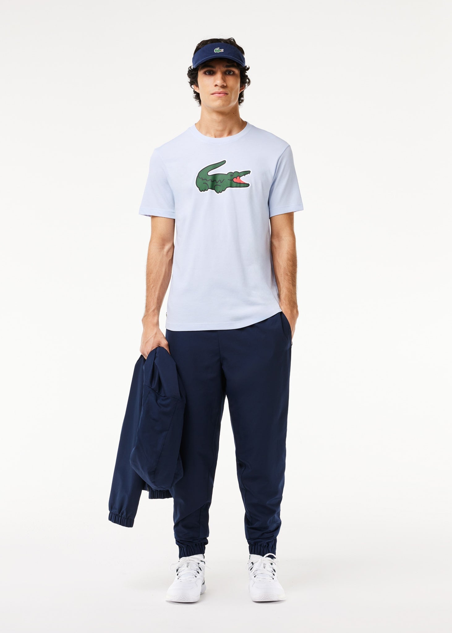 Lacoste T-shirts  Tee logo - phoenix blue green white 