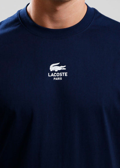 Lacoste T-shirts Tee shirt- navy blue