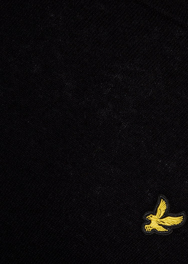 Lyle & Scott Truien Cotton merino crew neck jumper - jet black