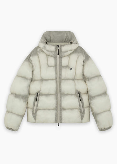 Lyle & Scott Jassen Translucent puffer jacket - putty