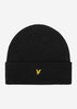 Lyle & Scott Mutsen Beanie & Scarf set - true black