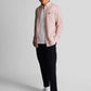 Lyle & Scott Overhemden  Cotton linen button down shirt - light pink 