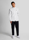 Lyle & Scott Overhemden  Cotton linen button down shirt - white 