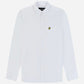 Lyle & Scott Overhemden  Cotton linen button down shirt - white 