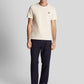 Lyle & Scott T-shirts  Tipped t-shirt - chalk gunmetal 