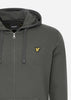 Lyle & Scott Vesten Zip through hoodie - gunmetal