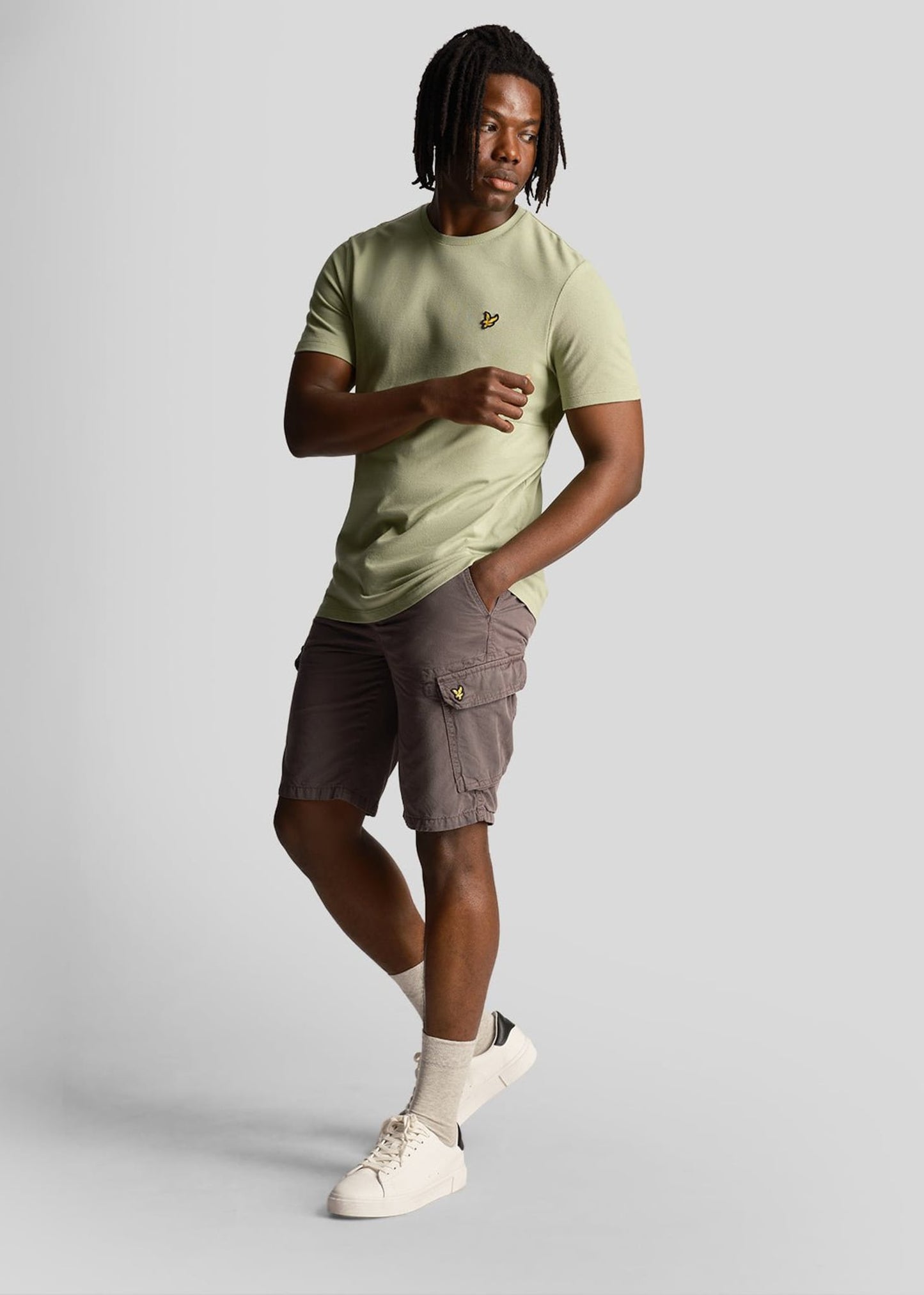 Lyle & Scott Korte Broeken  Bestseller Wembley cargo short - anthracite 