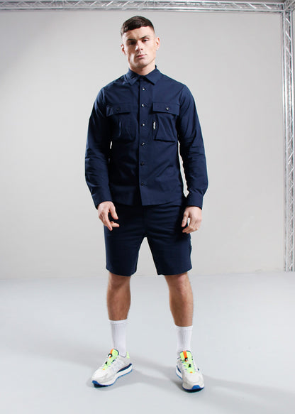 Marshall Artist Overshirts  Frenzo ls shirt - navy 