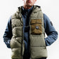 Marshall Artist Bodywarmers  Kymera bubble vest - khaki 