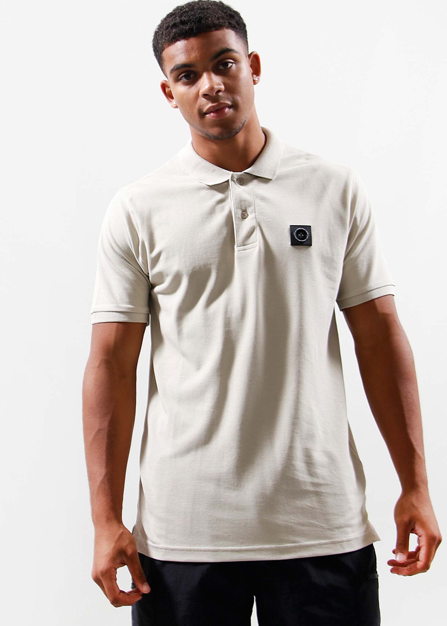 Marshall Artist Polo's  Siren s/s polo - stone 