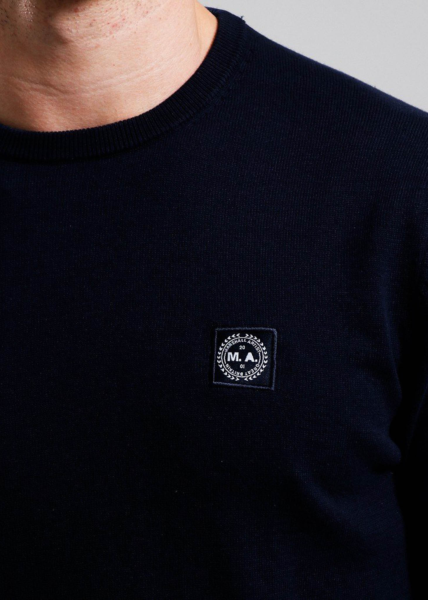 Marshall Artist Truien A Siren knit crewneck - navy