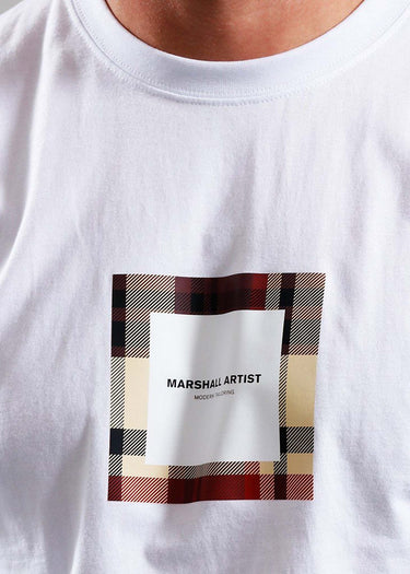 Marshall Artist T-shirts UK ism box logo t-shirt - white