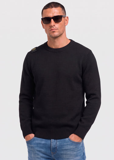 MA.Strum Truien Oka crew sweater - black
