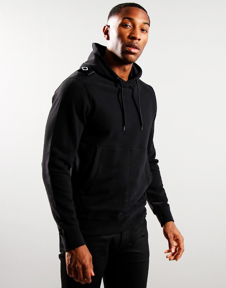 MA.Strum Hoodies  Core overhead hoody - jet black 