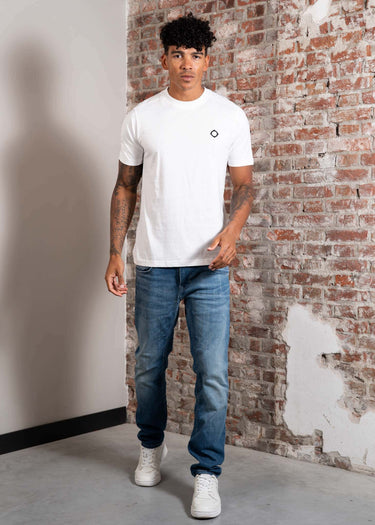 MA.Strum T-shirts SS icon tee - optic white