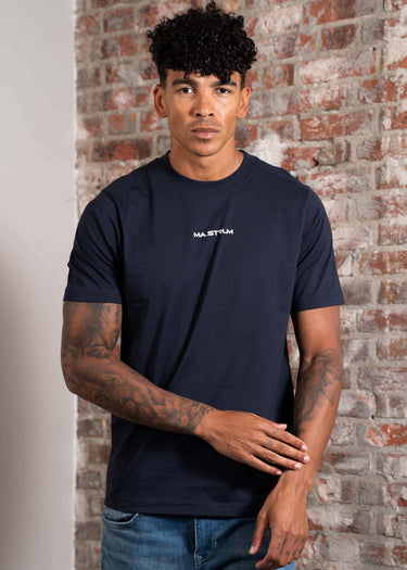 MA.Strum T-shirts Mastrum printed tee - ink navy