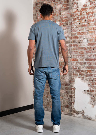 Napapijri T-shirts S box logo - stormy weat