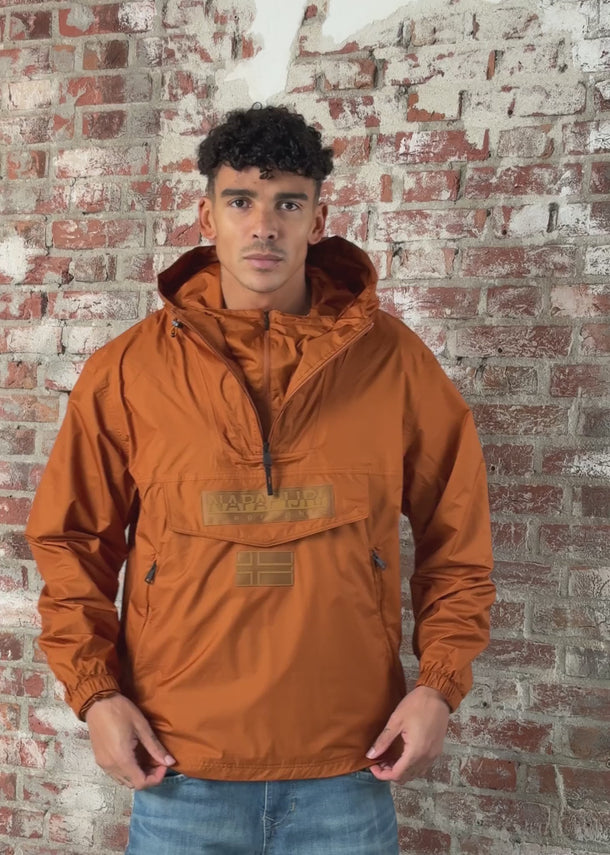 Napapijri Jassen Lightweight Packable Rainforest Overhead rf next Jacket - sugar almon