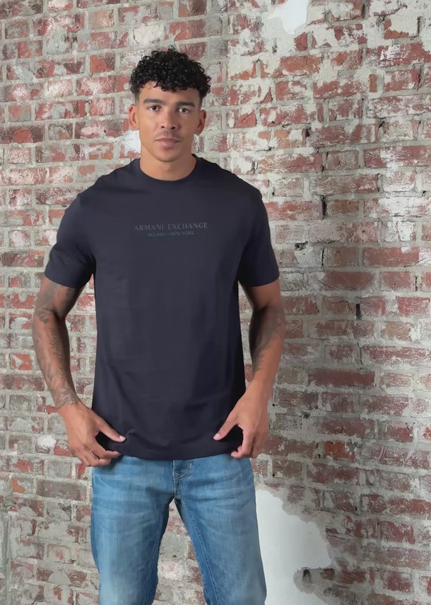 Armani Exchange T-shirts T-shirt - deep navy
