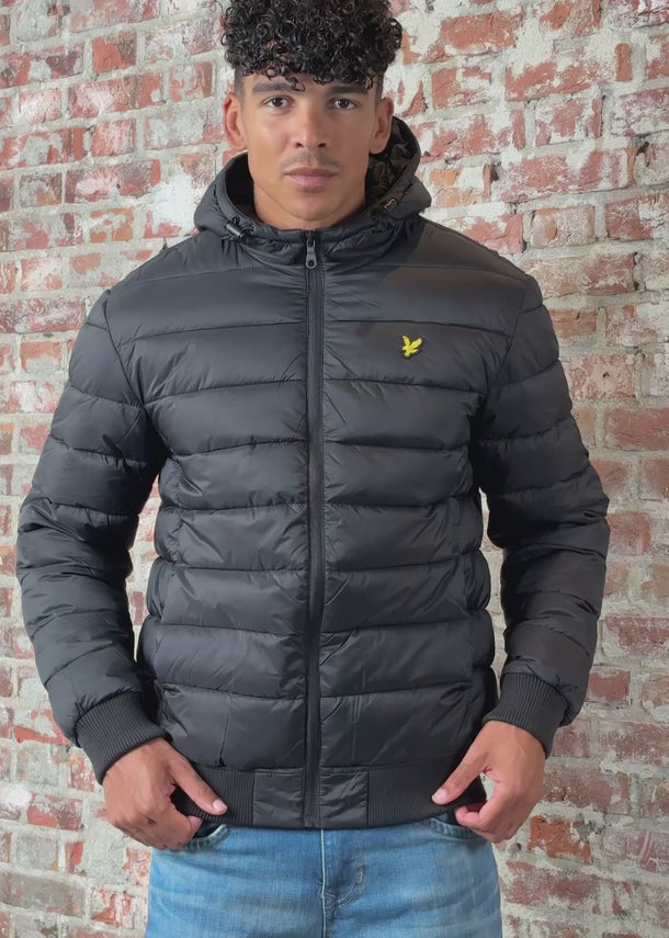 Lyle & Scott Jassen Wadded jacket - jet black