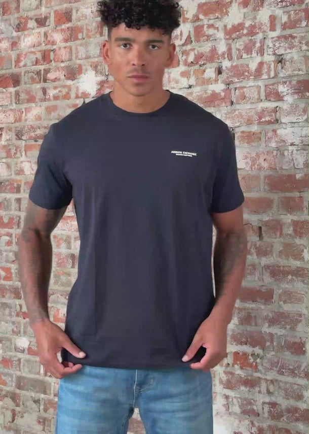 Armani Exchange T-shirts Regular fit t-shirt - navy