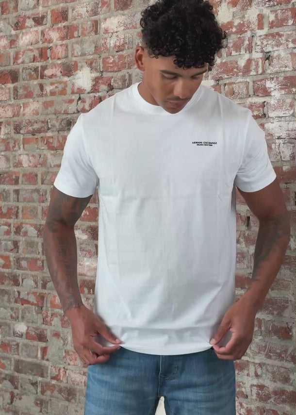 Armani Exchange T-shirts Regular fit t-shirt - white