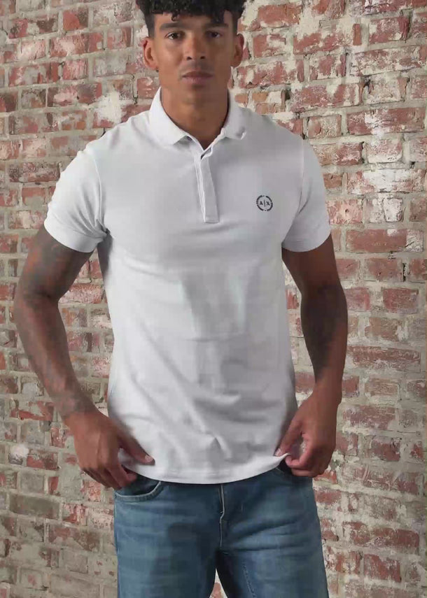 Armani Exchange Polo's Polo - white