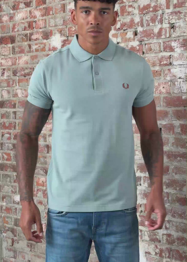 Fred Perry Polo's The fred perry polo shirt- silv blu cinnamo
