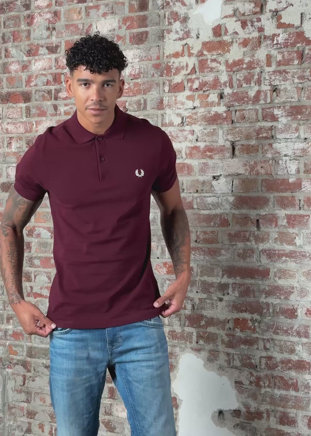 Fred Perry Polo's Plain fred perry shirt - oxblood