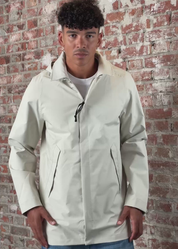 Marshall Artist Jassen Brunswick trench - stone