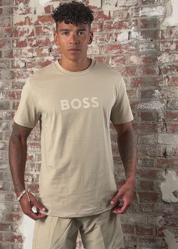 Hugo Boss T-shirts T-shirts rn - light beige