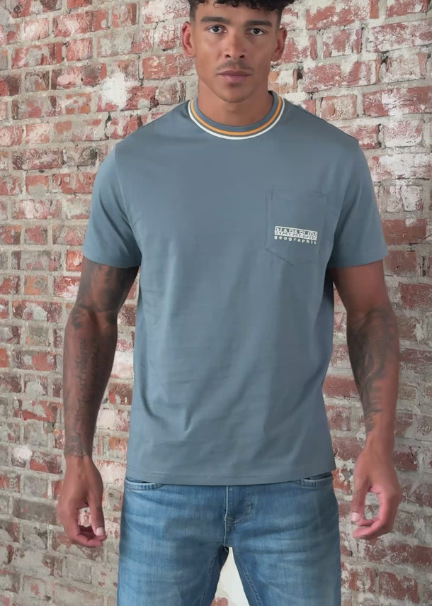 Napapijri T-shirts S murlo - stormy weat