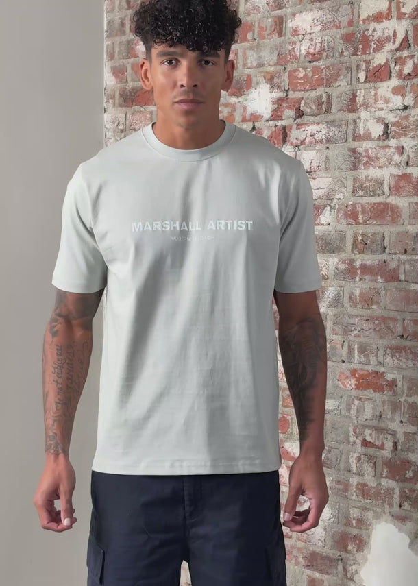 Marshall Artist T-shirts Coastal erosion t-shirt - dove grey
