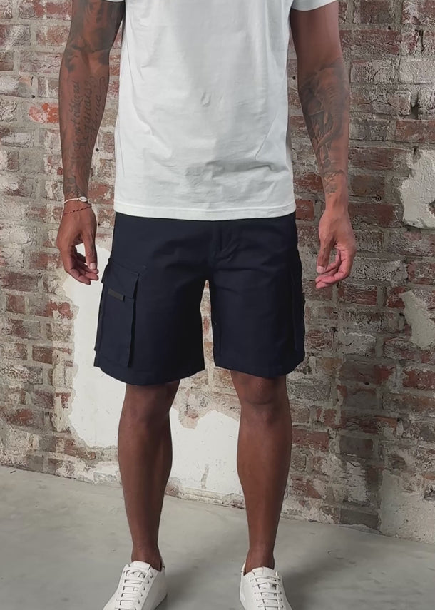 Weekend Offender Korte Broeken Mascia cargo short - navy