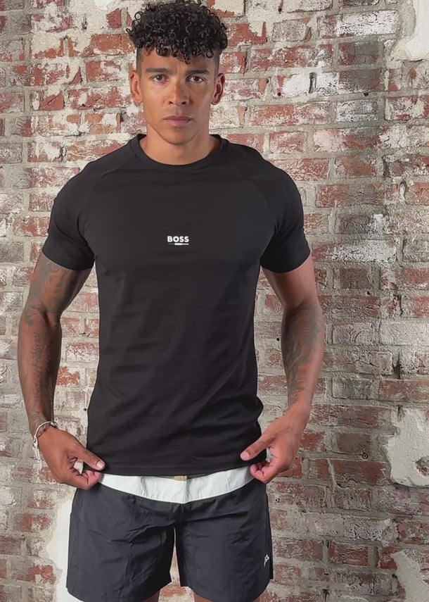 Hugo Boss T-shirts T-shirts rn slim fit - black