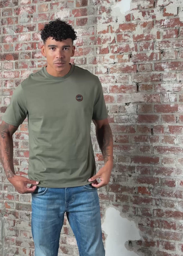 Napapijri T-shirts Badge t-shirt- tea leaf