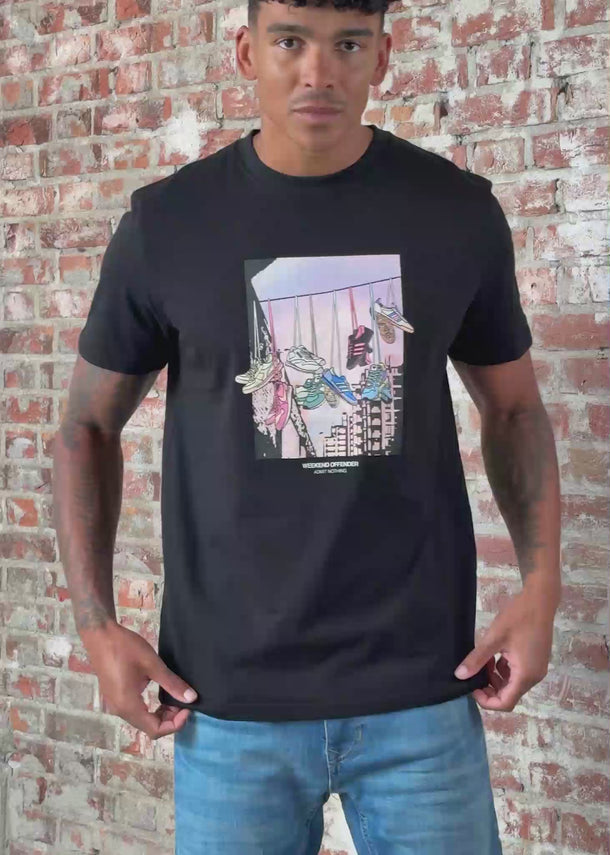 Weekend Offender T-shirts Turf wars - black