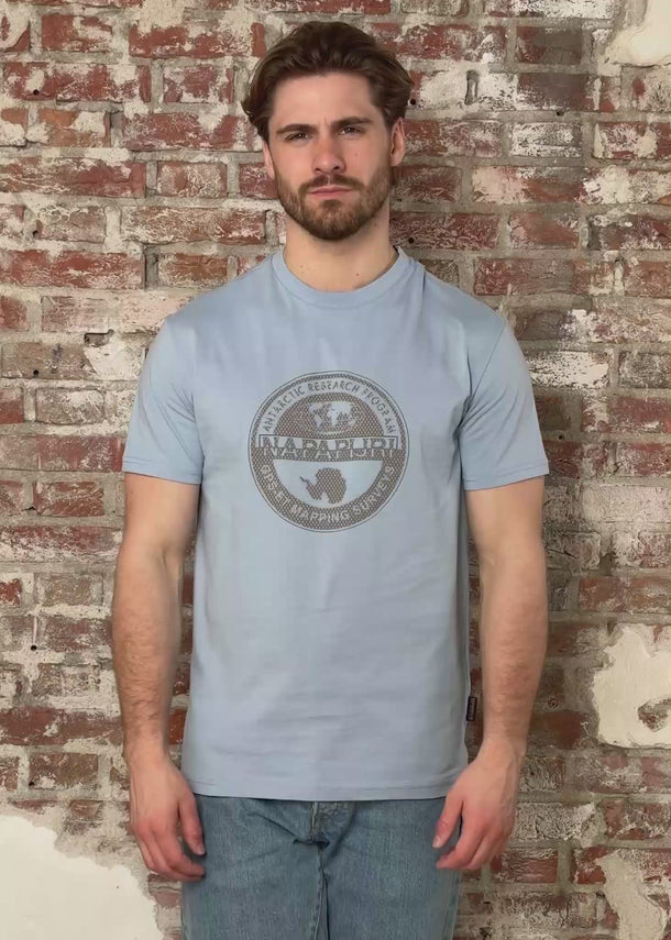 Napapijri T-shirts S bollo 2 - soft chambr