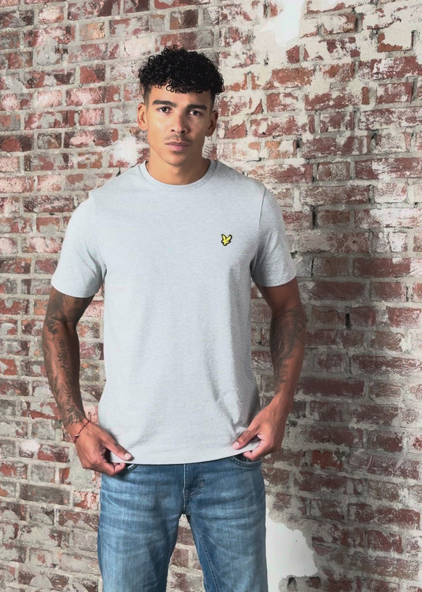 Lyle & Scott T-shirts Plain t-shirt - light grey marl