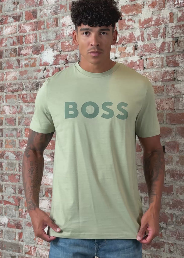 Hugo Boss T-shirts Thinking 1 - open green